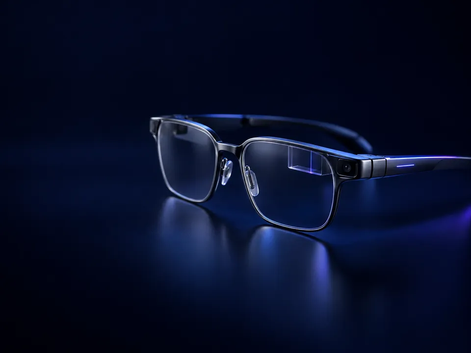 A pair of AR smart glasses