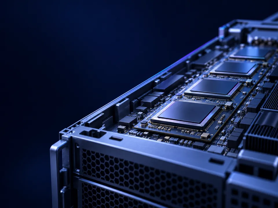 Chiplets on a data-center server blade